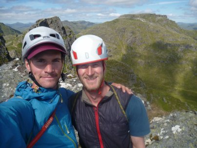 Chris M and I on top of The Cobbler